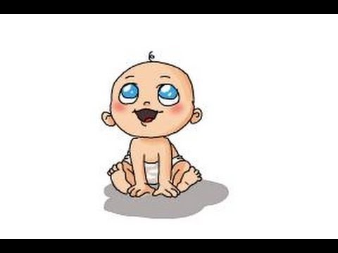 480x360 How To Draw A Newborn Baby - Cute Baby Drawing