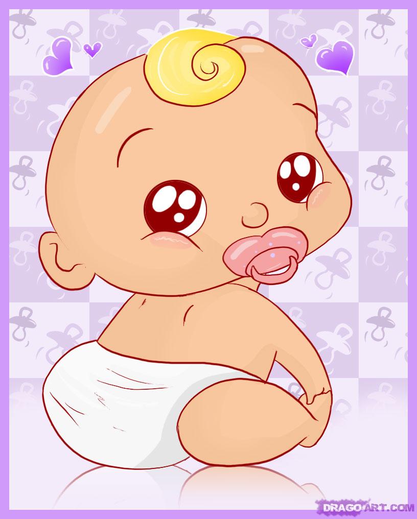 816x1016 Cartoon Drawings Of Babies Image Group - Cute Baby Drawing Pictures