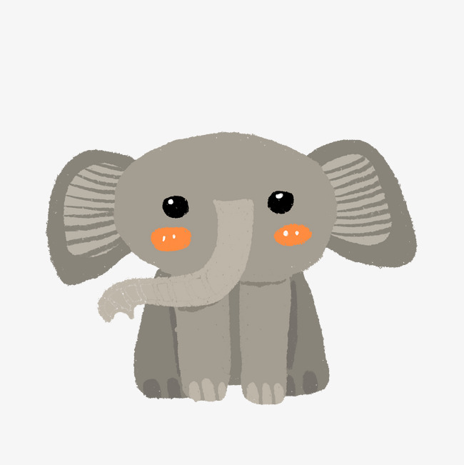 650x651 Cute Baby Elephant Illustration Free Download Png Vector - Cute Baby Elephant Cartoon Drawing