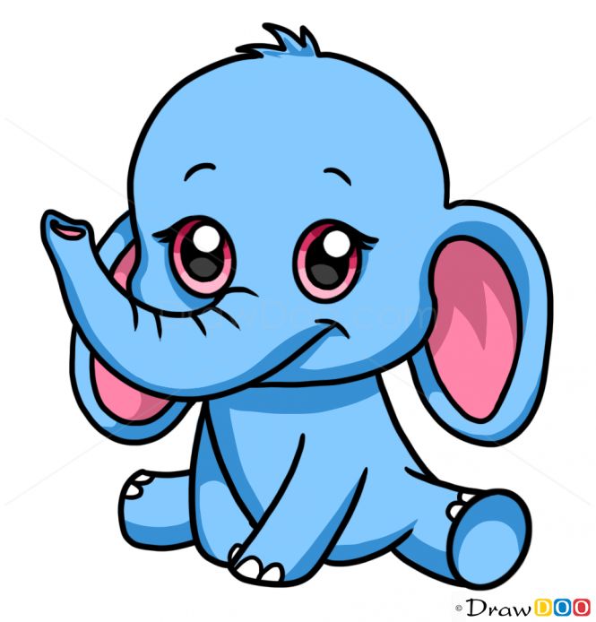 665x694 Ravishing Cute Baby Elephant Drawings How To Draw Anime Clipart - Cute Baby Elephant Drawing