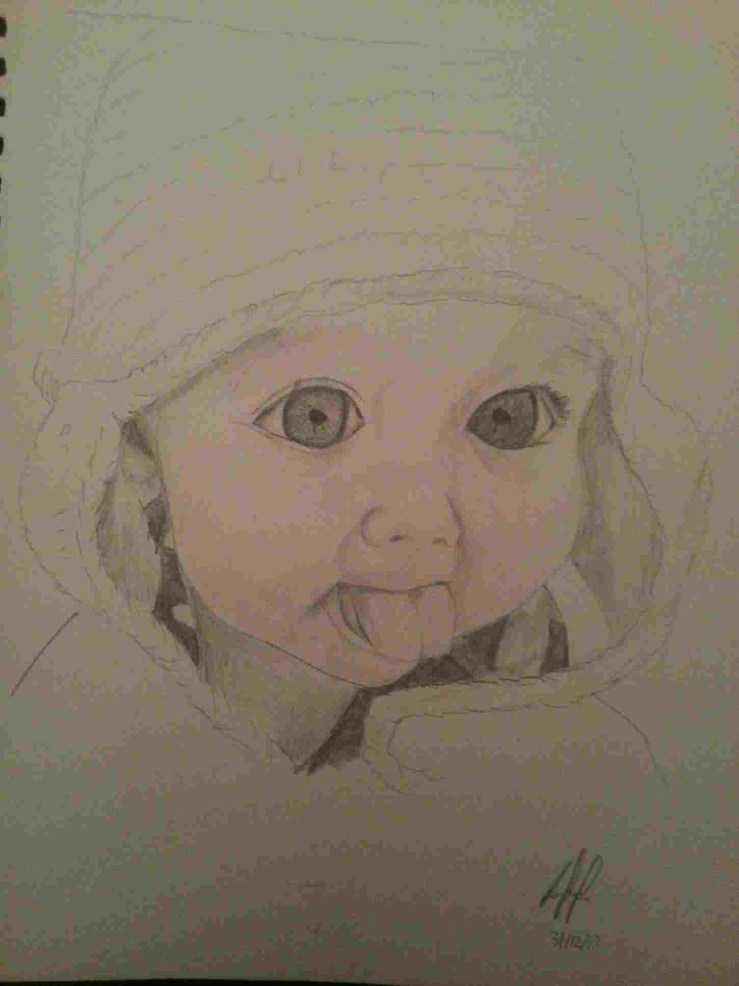 1450x1934 Faces Drawings Art Galleryrhdrawingninjacom Cute Elephant Animal - Cute Baby Face Drawing