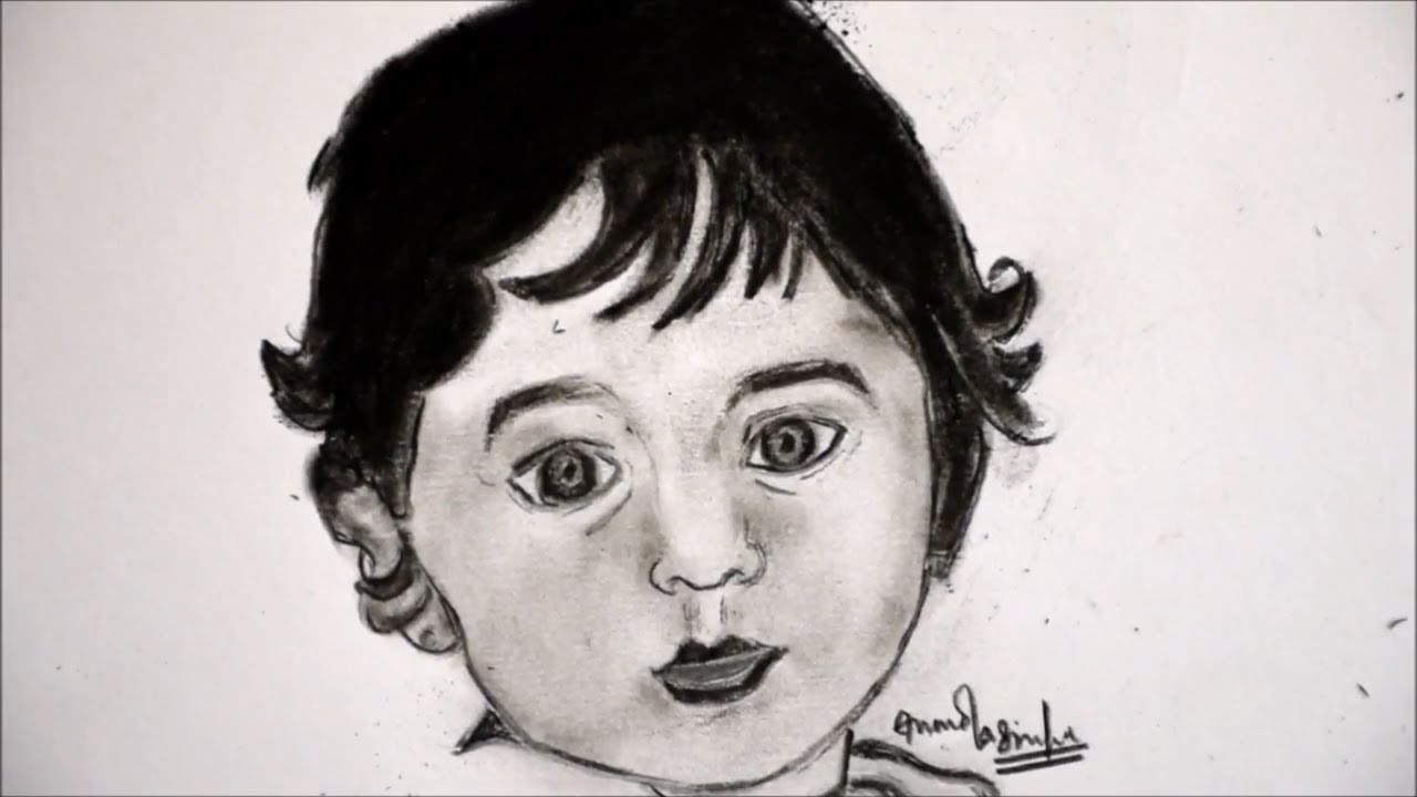 1280x720 How To Draw A Cute Baby Face - Cute Baby Face Drawing
