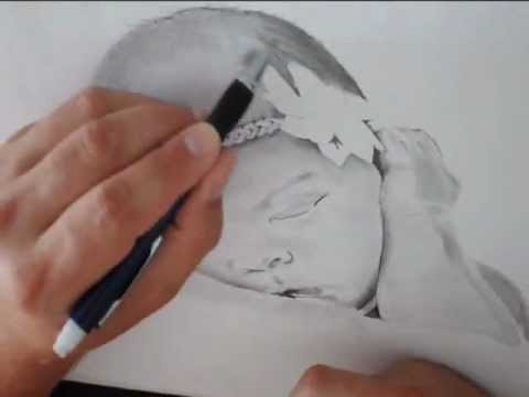 480x360 How To Draw A Realistic Baby Face Step - Cute Baby Face Drawing