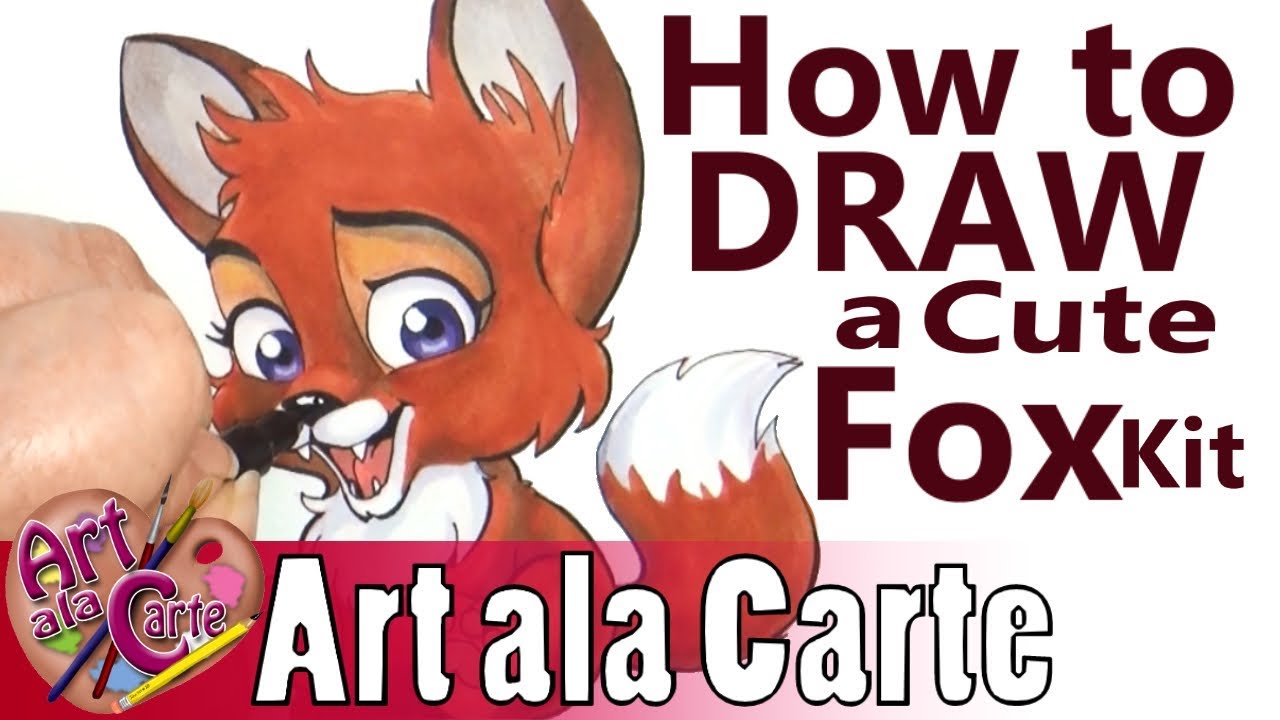 1280x720 How To Draw A Cute Baby Fox - Cute Baby Fox Drawing