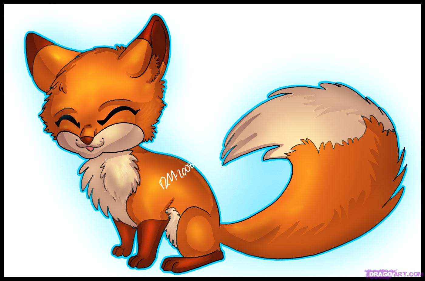 1400x924 Anime Fox Drawing Cute Baby - Cute Baby Fox Drawing