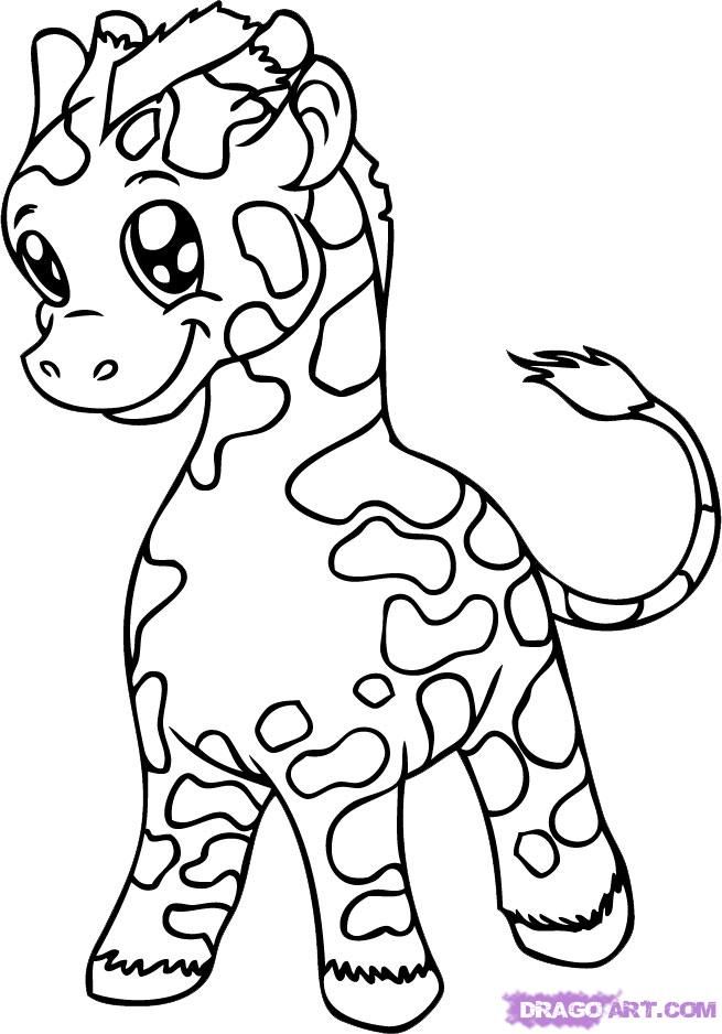 655x938 shining inspiration cute baby giraffe coloring pages my heart - Cute Baby Giraffe Drawing