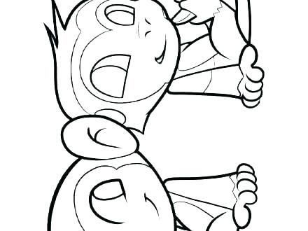 440x330 Sock Monkey Coloring Pages Baby Monkey Coloring Pages Monkey - Cute Baby Monkey Drawings