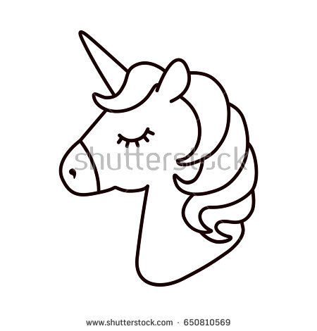 450x470 Found On Google From Unicorn Birthday Party - Cute Baby Unicorn Drawing
