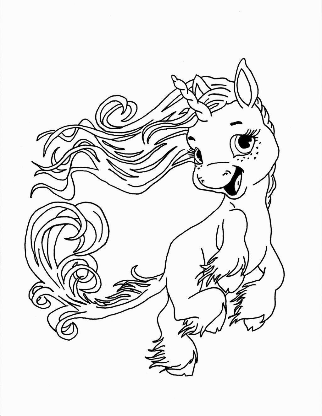 cute baby cute unicorn coloring pages