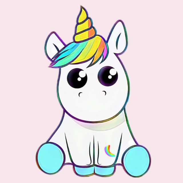 Cute Baby Unicorn Drawing at PaintingValley.com | Explore collection of ...