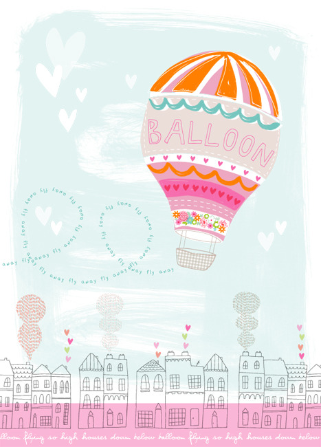 467x650 drawing art uploads cute balloon hot air balloon amelia rayshen - Cute Balloon Drawing