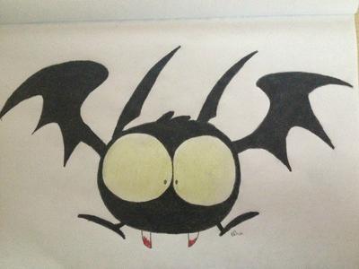 400x300 Cute Bat - Cute Bat Drawing