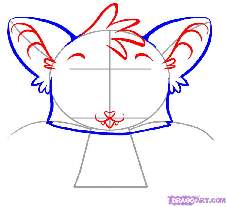 757x692 How To Draw A Cute Bat, Step - Cute Bat Drawing