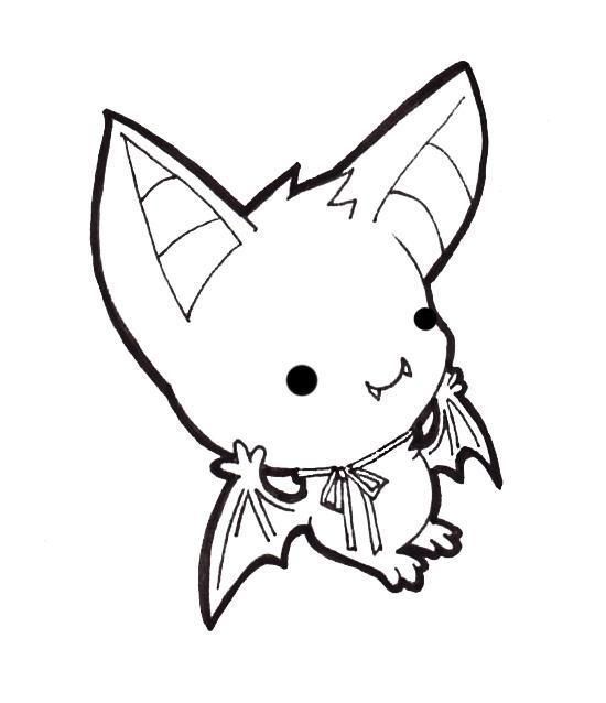 550x638 How To Draw A Cute Anime Mermaid Description From I - Cute Bat Drawing