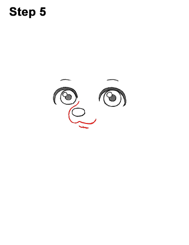 386x500 How To Draw A Bear - Cute Bear Drawing