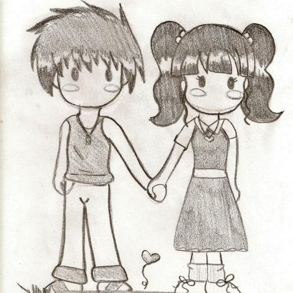 Cute Boy And Girl Drawing At Paintingvalley Com Explore Collection Of Cute Boy And Girl Drawing