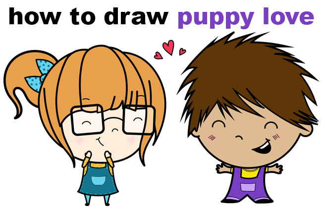 656x422 How To Draw A Boy And Girl In Love With Easy Step - Cute Boy And Girl Drawing
