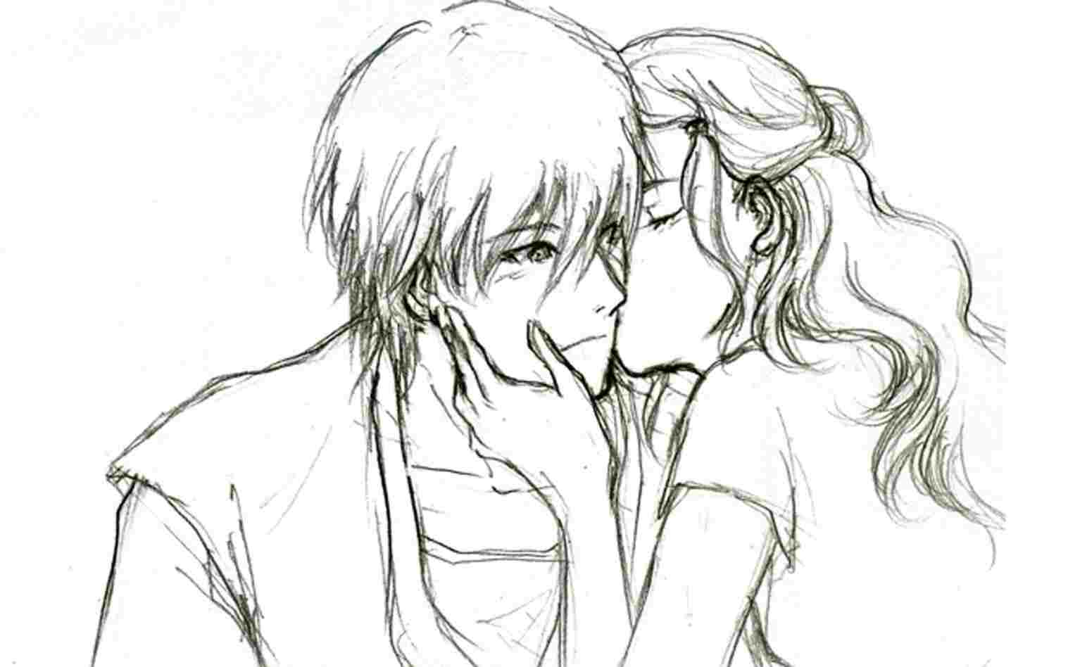 1517x948 Cute Boy Girl Drawings - Cute Boy And Girl Drawing