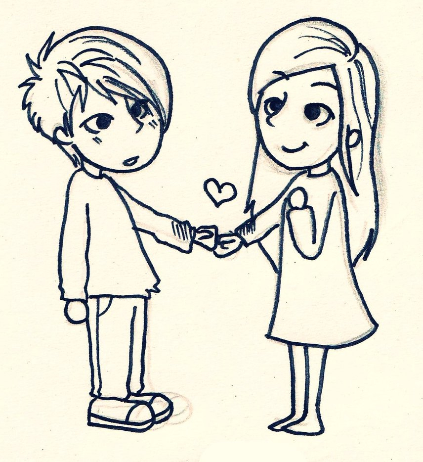 √ Cute Boy And Girl Drawing Sketch 193677 Cute Boy And Girl Drawing Sketch 0904