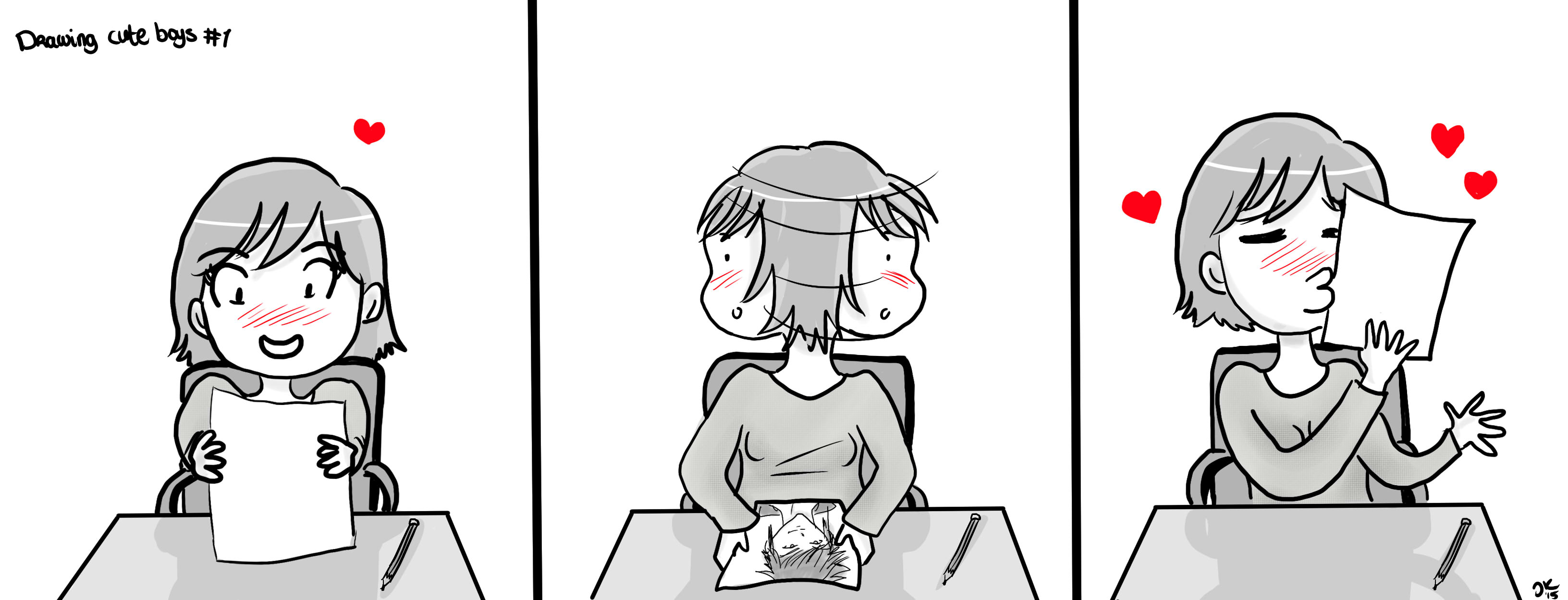 3264x1249 Drawing Cute Boys Chalkheads - Cute Boy Drawing