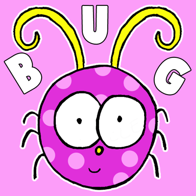 400x400 how to draw a cute cartoon bug for kids - Cute Bug Drawing