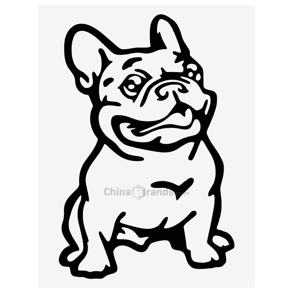 1000x1000 wholesale cute bulldog pattern waterproof car decalwe boost your - Cute Bulldog Drawing