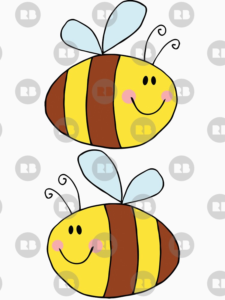 750x1000 Cartoon Bee Cute Drawings Cute Bee T - Cute Bumble Bee Drawing