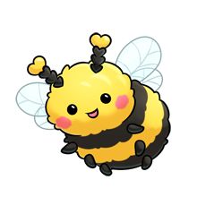 220x220 Best Bee - Cute Bumble Bee Drawing