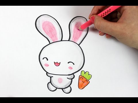 Cute Bunny Drawing at PaintingValley.com | Explore collection of Cute ...