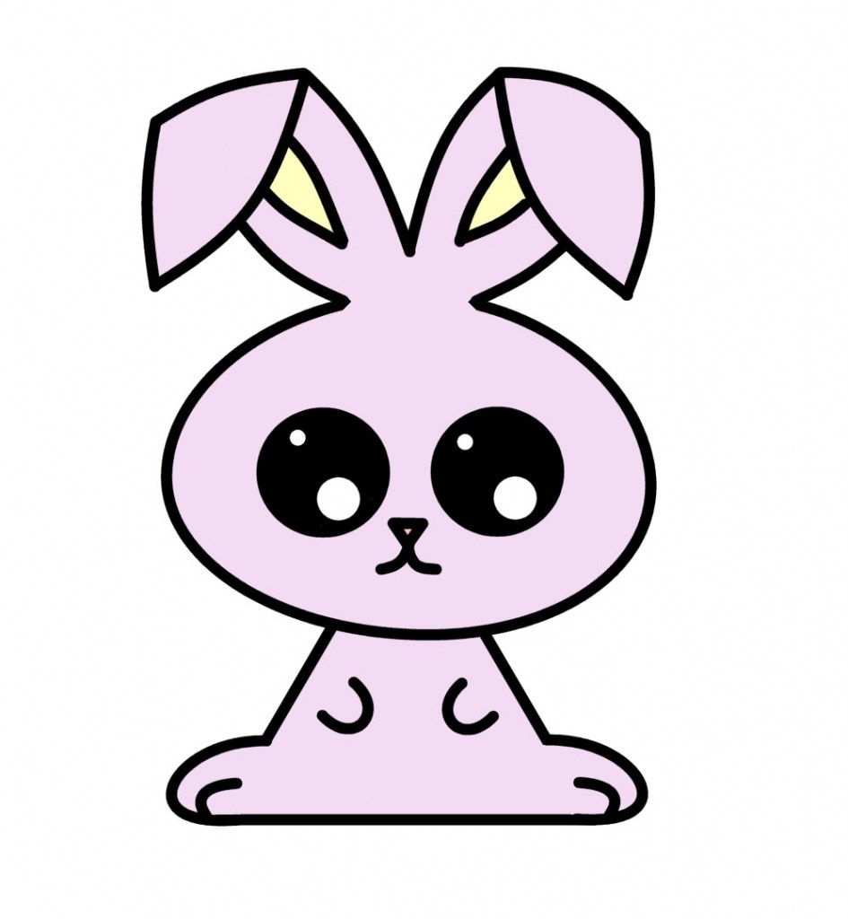 945x1024 Easy Cute Rabbit Drawing - Cute Bunny Rabbit Drawing