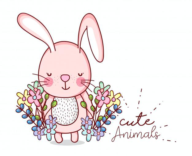 626x509 Cute Bunny Cartoon Rabbit Silly Adorable Fun Iphone Wallpaper - Cute Bunny Rabbit Drawing