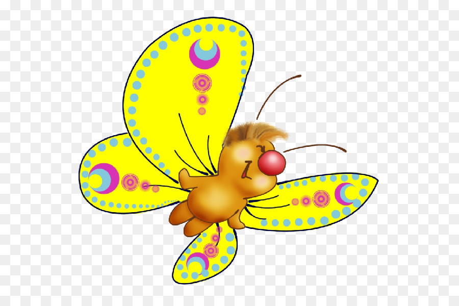 900x600 Butterfly, Drawing, Flower, Transparent Png Image Clipart Free - Cute Butterfly Drawing
