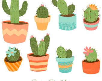 340x270 Cute Cactus Clipart - Cute Cactus Drawing