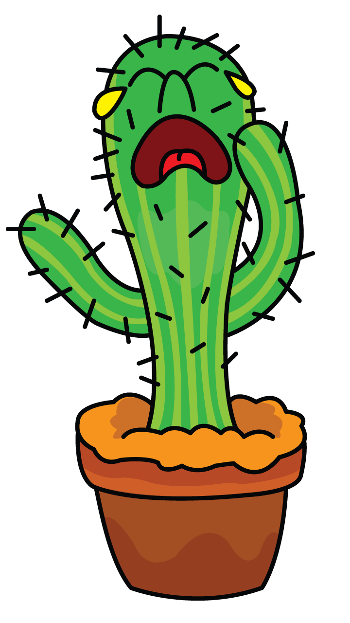 720x1280 Drawing Cactus Cute Transparent Png Clipart Free Download - Cute Cactus Drawing