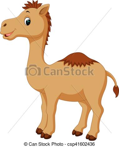 382x470 Illustration Of Cute Camel Cartoon - Cute Camel Drawing