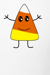 190x285 Cute Candy Corn Halloween Women's Polo Shirt Spreadshirt - Cute Candy Corn Drawing