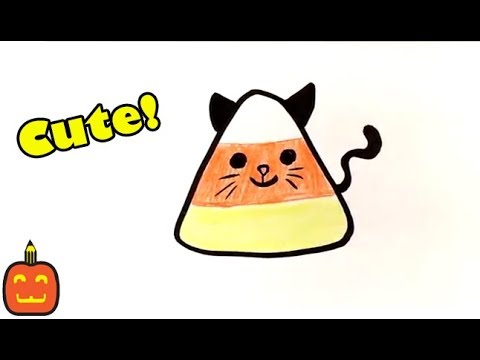 480x360 How To Draw Cute Candy Corn - Cute Candy Corn Drawing