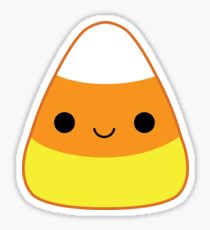 210x230 Kawaii Candy Corn Stickers Redbubble - Cute Candy Corn Drawing