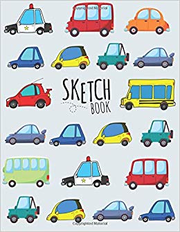260x335 sketchbook cute cars, buses, police cars sketchbook for boys - Cute Car Drawing