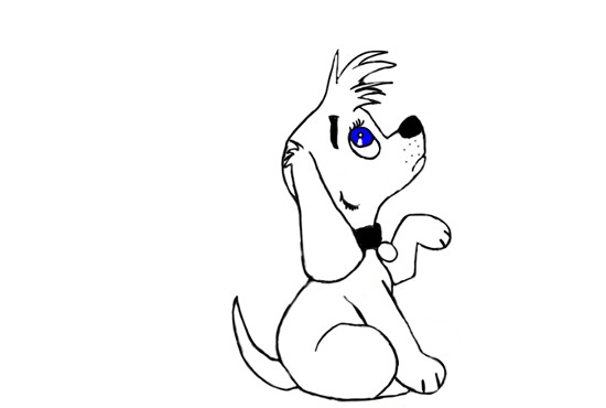 550x370 Draw A Cute Cat Or Dog Cartoon - Cute Cat Cartoon Drawing