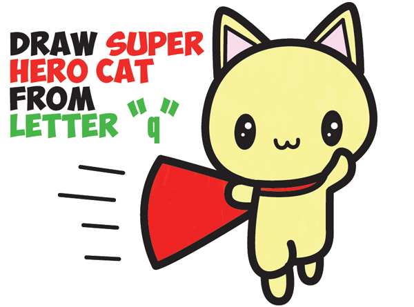 How To Draw A Cat Easy And Cute
