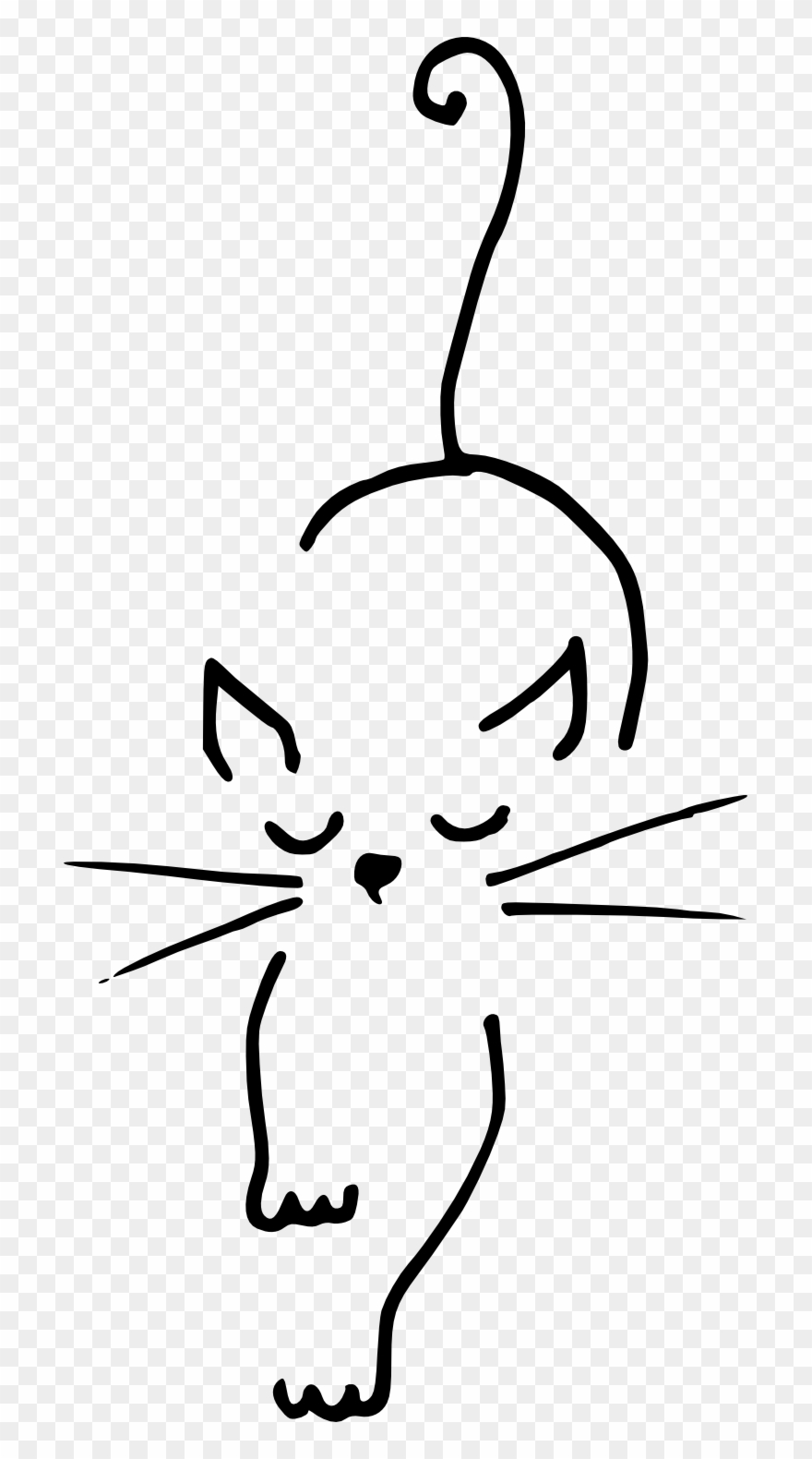 880x1580 Cute Cat Drawing - Cute Cat Drawing