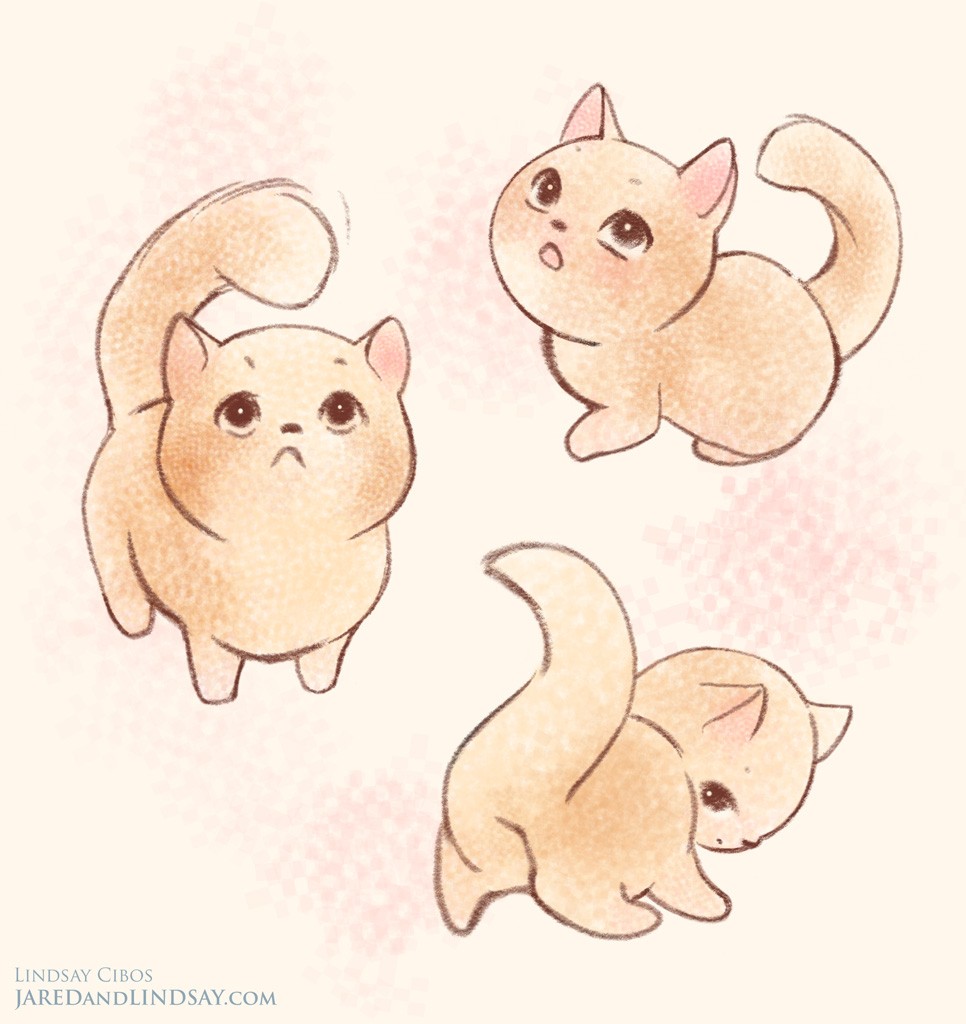 966x1024 Cute Cat Drawing - Cute Cat Drawing