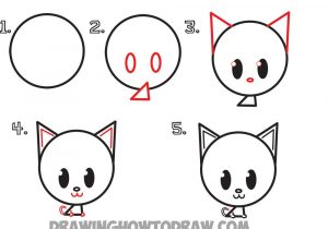 300x210 Easy Cute Cat Drawings Step - Cute Cat Drawing Step By Step