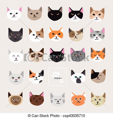 450x470 Cute Cat Face Drawing - Cute Cat Face Drawing