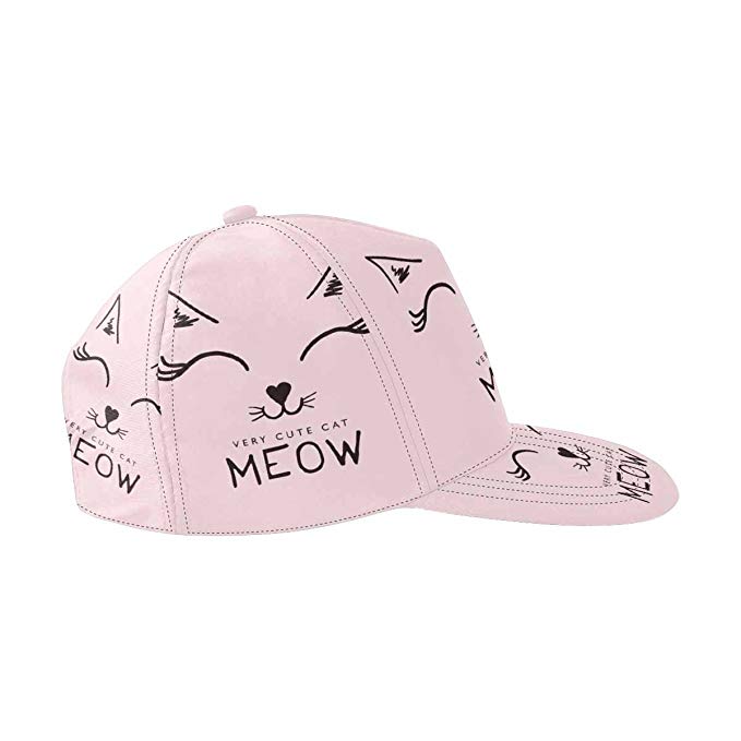 679x679 interestprint unisex hip hop outdoor sport snapback hats cute cat - Cute Cat Face Drawing
