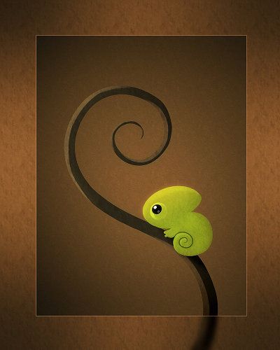 400x500 camaleon chiquitin favourite chameleon tattoo, chameleon - Cute Chameleon Drawings