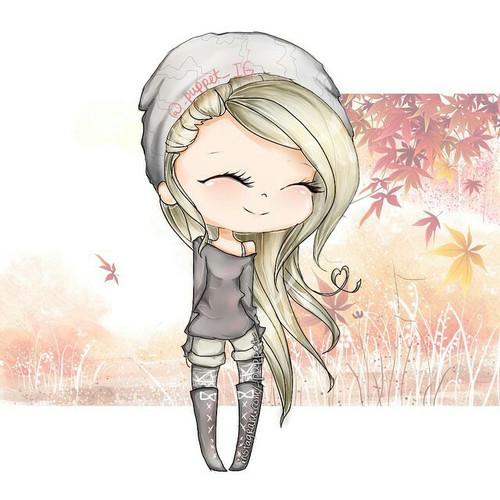 500x500 Cute Chibi Girl Uploaded - Cute Chibi Drawings