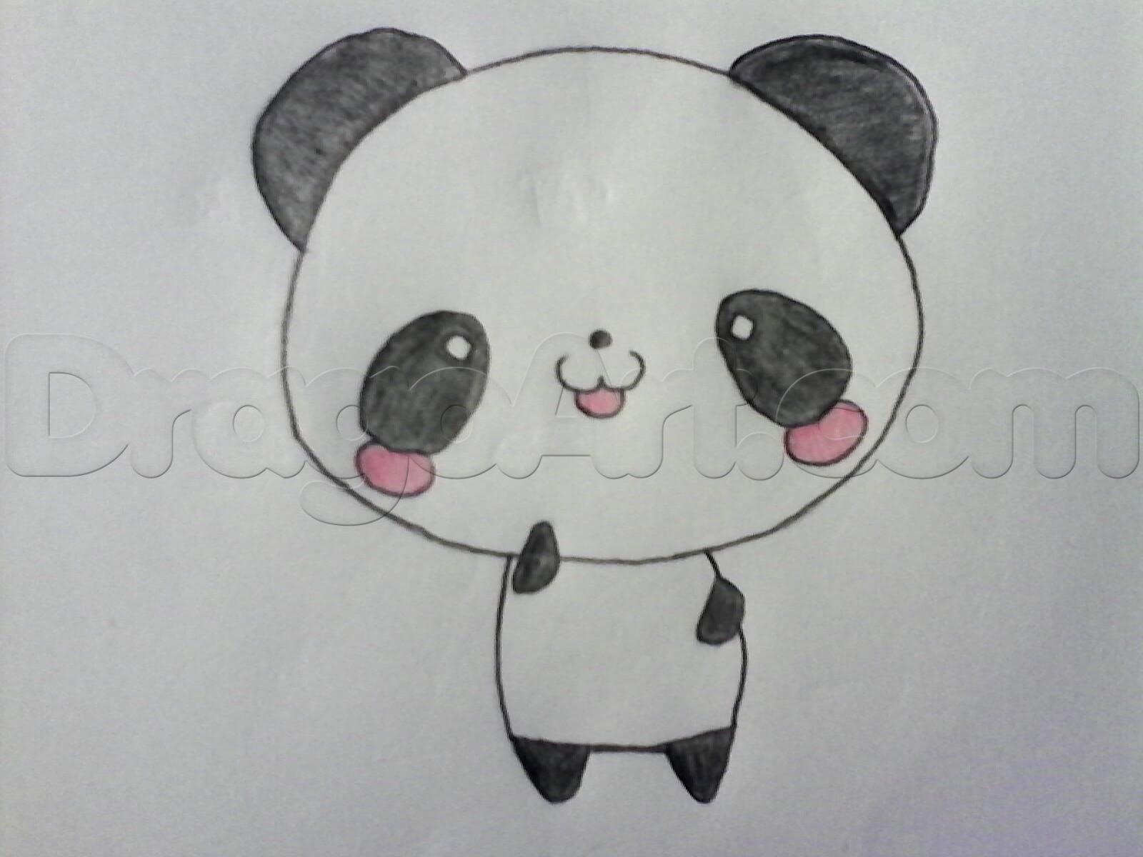 1600x1200 Drop Dead Cute Chibi Panda, Step - Cute Chibi Drawings