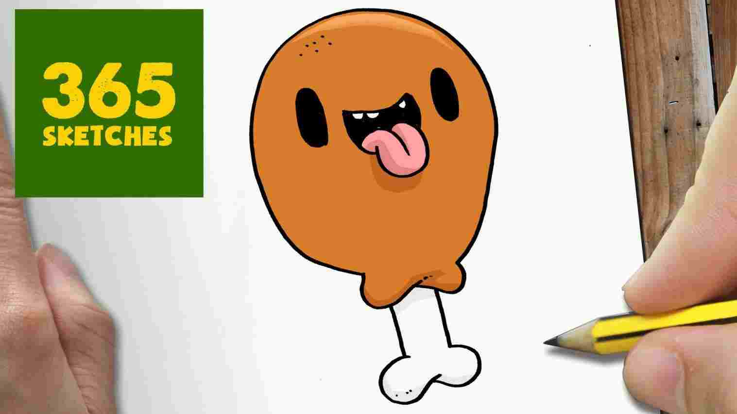 1517x853 Free For Personal Use Rhgetscom How To Draw A Step - Cute Chicken Drawing